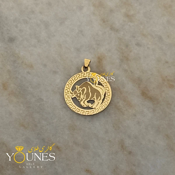 آویز طلا ماه تولد اردیبهشت 2cm